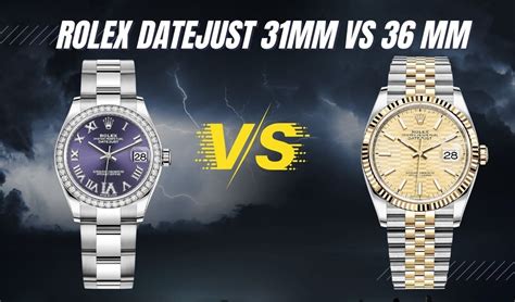 rolex dayjust 31 si ferma|rolex datejust 36 mm vs 31.